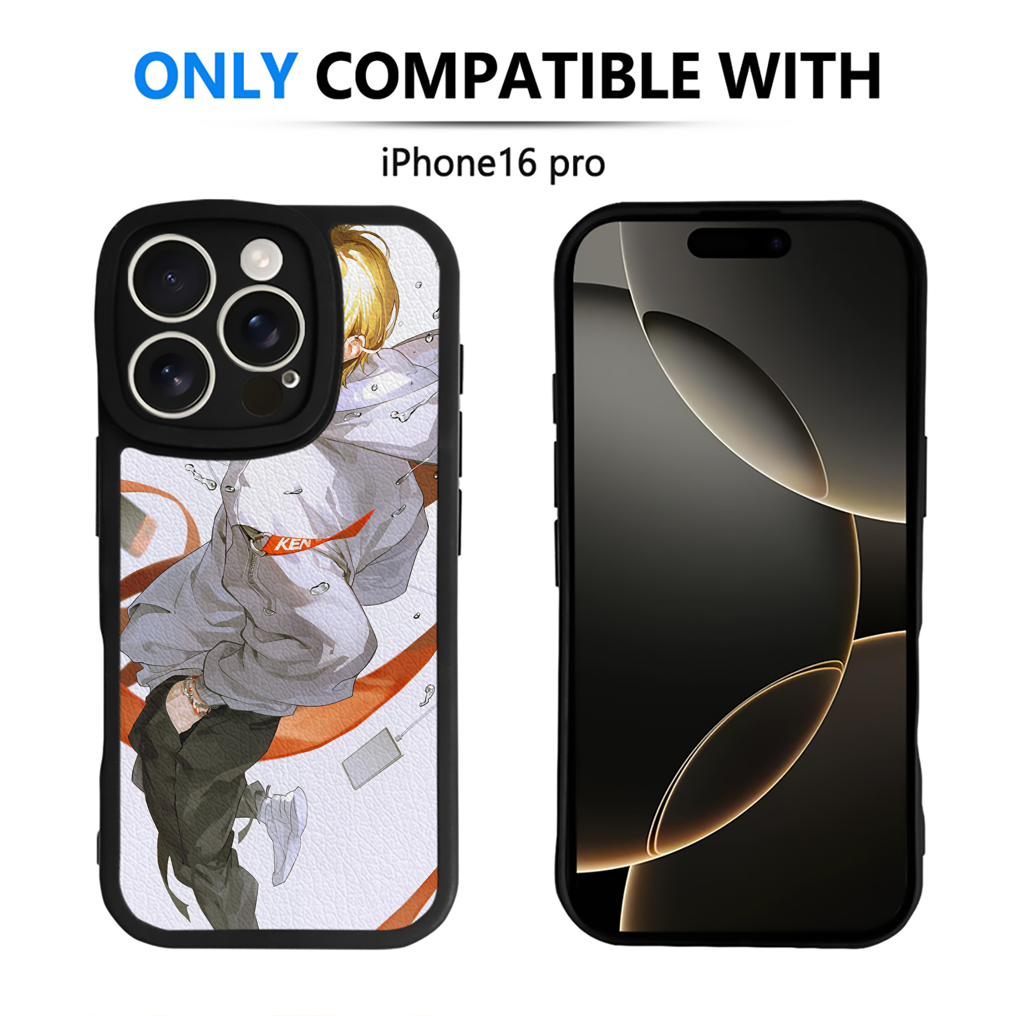 （画像用） ハイキュー!! Haikyu!! 【iPhone 16シリーズ対応】シリコンスマホケース（レザー調） 材質：シリコン